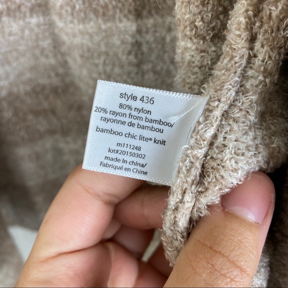 BAREFOOT DREAMS Striped Calypso Wrap Cardigan S/M - Picture 9 of 9